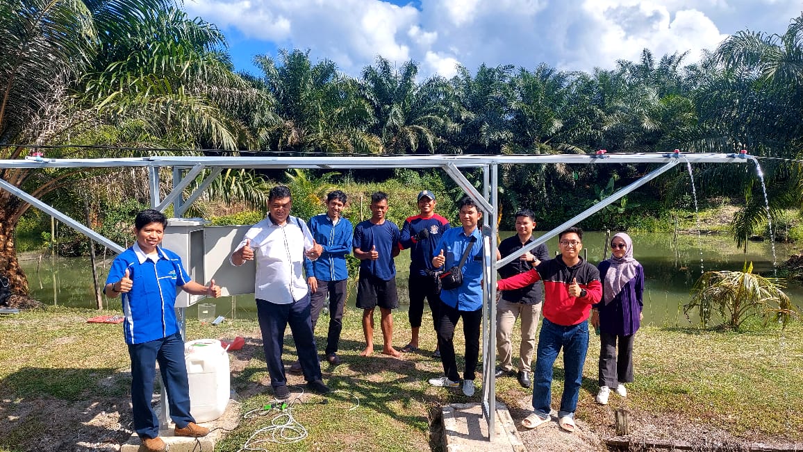 Ubah Kulong Tambang Jadi Sumber Penghidupan, Dosen Polman Negeri Babel Ciptakan Mesin Kontrol Air Berbasis IoT