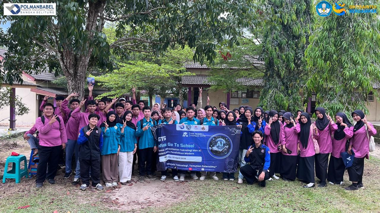 Through Infinis Goes to School, HMJ Polman Negeri Babel Introduces AI to Students of SMK Negeri 1 Simpang Katis
