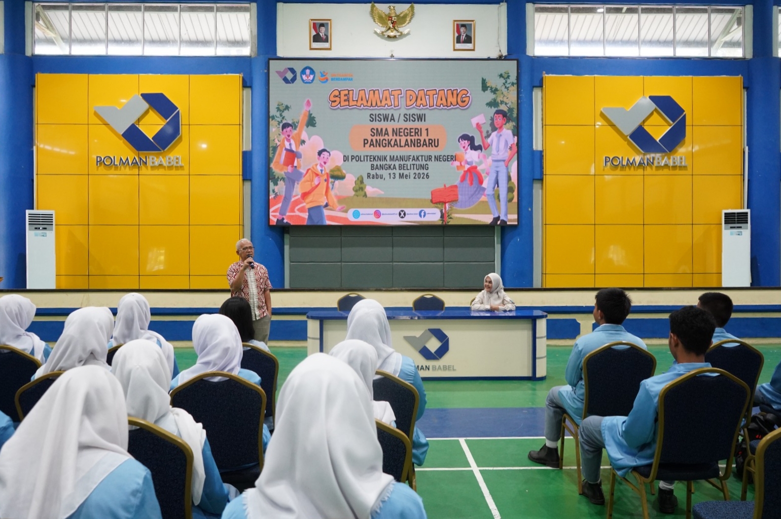 The Polman Negeri Babel Reassures Students of Pangkalan Baru 1 State High School That They Don't Need to Study Far Outside the Region