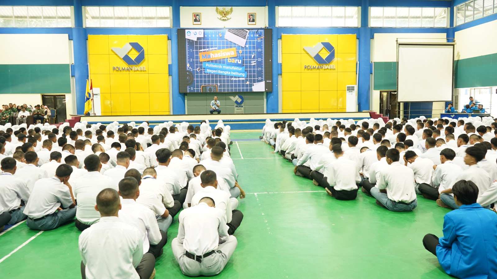 Opening PPKMB 2026, the Director of the Bangka Belitung State Polytechnic for Manufacturing (Polman Negeri Babel) Urges New Students to Uphold the Good Name of Themselves, Their Parents, and Their Alma Mater.
