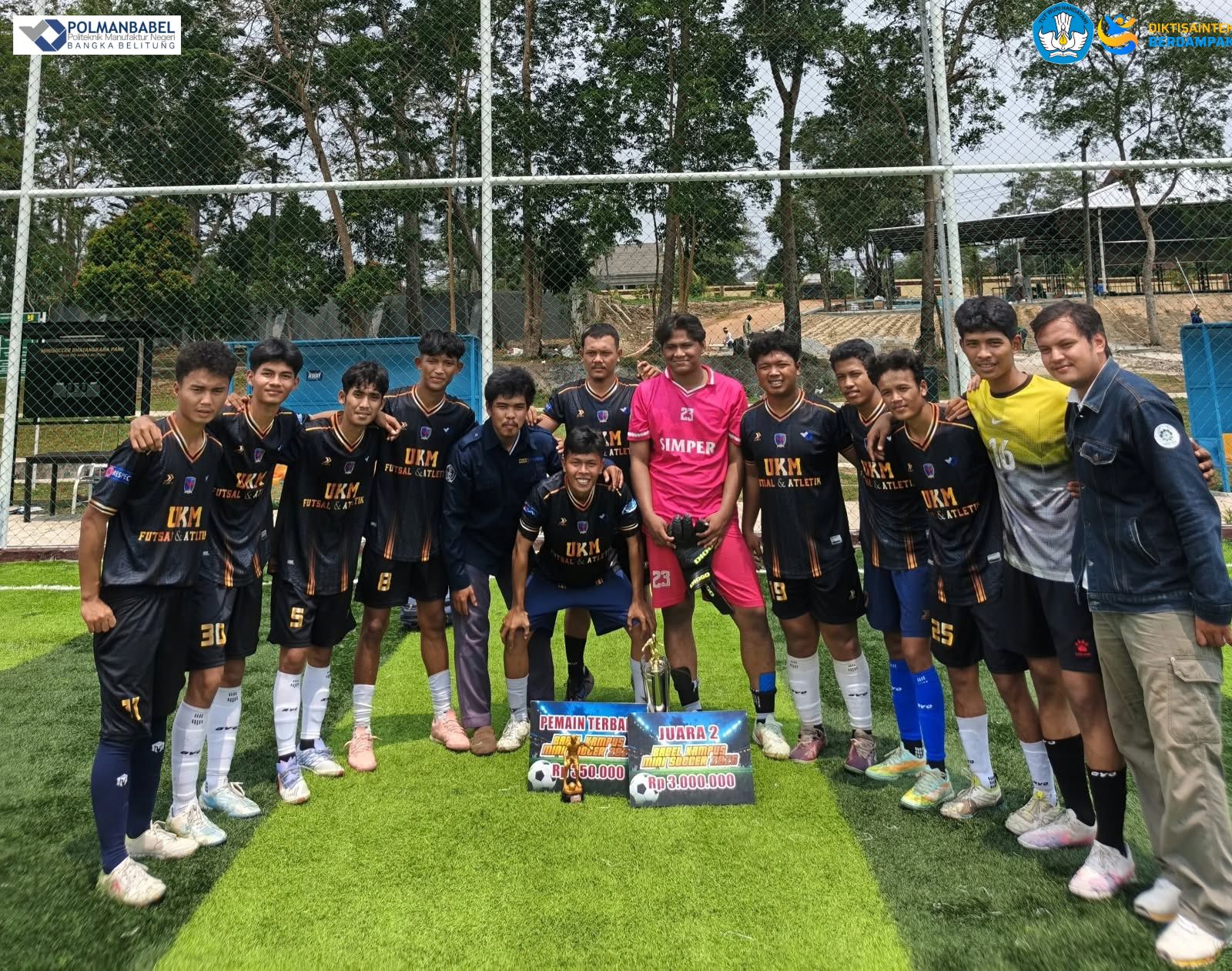 Reaching the Final, the Babel State Polytechnic Futsal Club Secures Runner-Up Spot at the Babel Regional Police Campus Mini Soccer Tournament