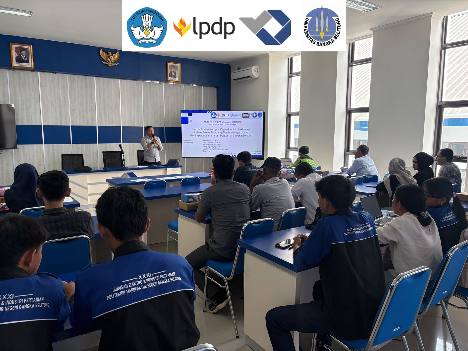 Internal Monitoring and Evaluation by Bestari Saintek: Assessment of the Polman Negeri Babel Lecturer Team's Research on Rehabilitating Former Tin Mining Land