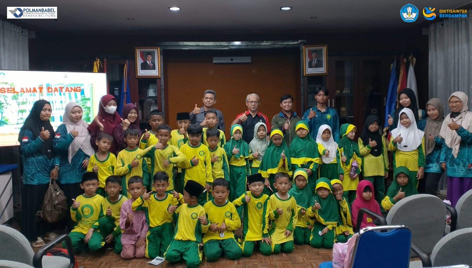 Age Is No Barrier SDIT Pelita Alam Semesta Students Visit Polman Negeri Babel