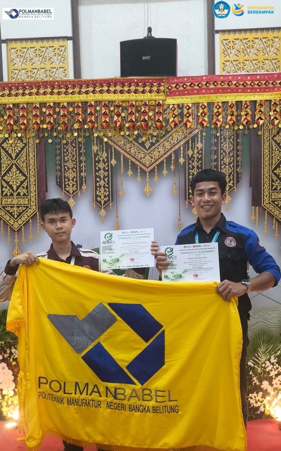 Achieving National Recognition, Students from Polman Negeri Babel Secure Two Third-Place Titles at the ABTSC 2026 Competition